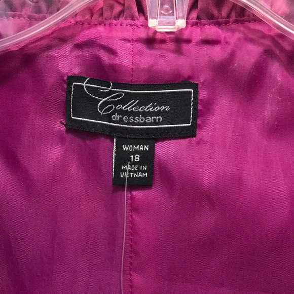 NWT Dress barn sleeveless fuchsia dress - Picture 2 of 4